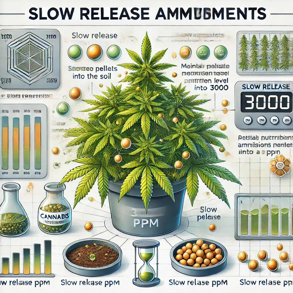 Slow Release Amendments Cannabis ppm 3000